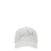 Baseball Cap SAINT BARTH COTTON - 10 Strass Bianco